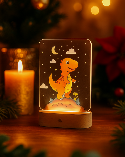 Noćni stražar Dino UV klirit LED lampa