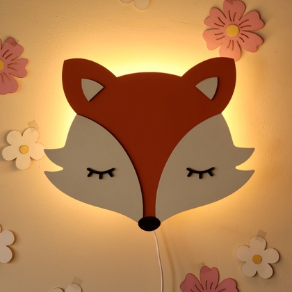 Fox wall lamp