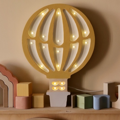 Balon drvena LED noćna lampa