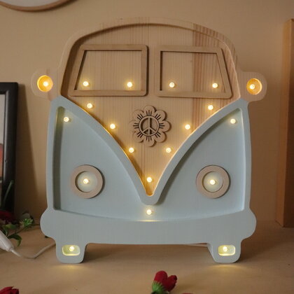 Kombi drvena LED noćna lampa