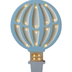 Balon drvena LED noćna lampa
