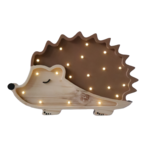 Jež drvena LED noćna lampa