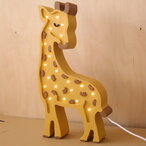 Wooden LED lamp Giraffe