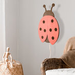 Ladybug wall lamp