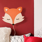 Fox wall lamp