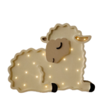 Ovčica drvena LED noćna lampa