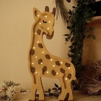 Wooden LED lamp Giraffe