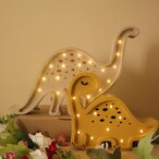 Dinosaurus drvena LED noćna lampa