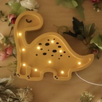 Mini Dino drvena LED noćna lampa