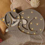 Maca drvena LED noćna lampa