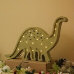 Dinosaurus drvena LED noćna lampa