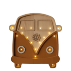 Kombi drvena LED noćna lampa