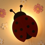 Ladybug wall lamp