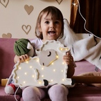 Ovčica drvena LED noćna lampa