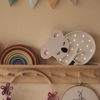 Wooden LED lamp Koala