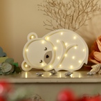 Meda drvena LED noćna lampa
