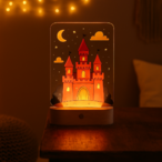Bajkoviti Zamak UV klirit LED lampa
