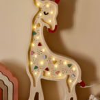 Žirafa drvena LED noćna lampa