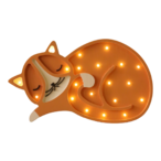 Maca drvena LED noćna lampa Narandžasta