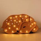 Lane drvena LED noćna lampa