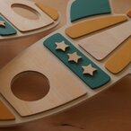 Rocket wall lamp