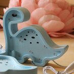 Mini Dino drvena LED noćna lampa