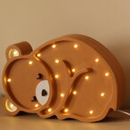 Meda drvena LED noćna lampa