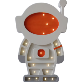 Wooden LED lamp Astronaut