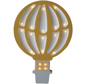 Drvena LED lampa Balon