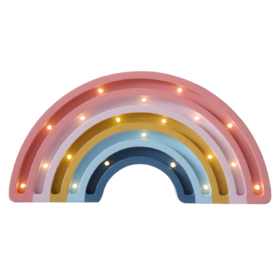 Drvena LED lampa Duga