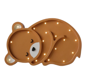 Wooden LED lamp Bear