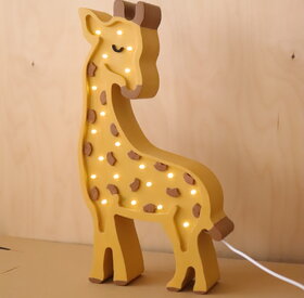 Wooden LED lamp Giraffe