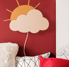 Sunny cloud wall lamp
