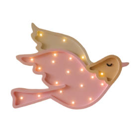 Wooden LED lamp Dove