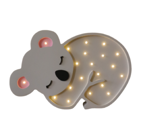Wooden LED lamp Koala