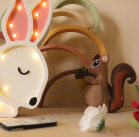 Wooden LED lamp Bunny