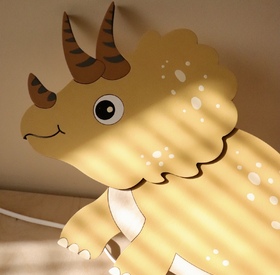 Dinosaur wall lamp