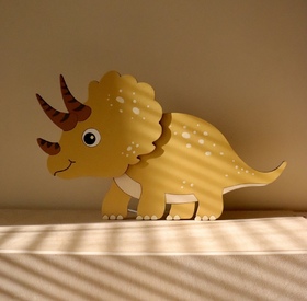Dinosaur wall lamp