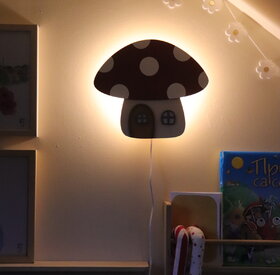 Pečurka zidna lampa