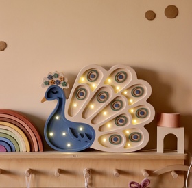 Peacock LED lamp