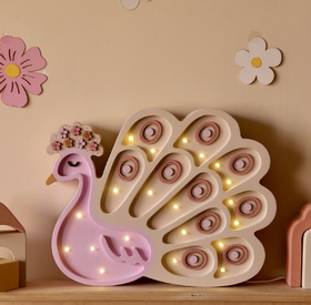 Peacock LED lamp