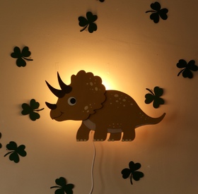 Dinosaur wall lamp