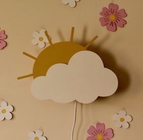 Sunny cloud wall lamp