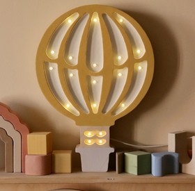 Drvena LED lampa Balon