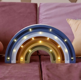 Drvena LED lampa Duga