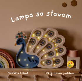 Peacock LED lamp