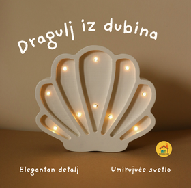 Mini LED Školjka