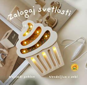 Mini LED Cupcake