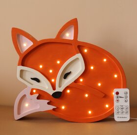 Drvena LED lampa Lija