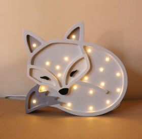 Drvena LED lampa Lija